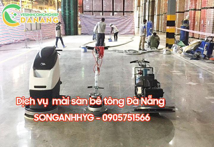 Dịch vụ mài sàn bê tông tại Đà Nẵng