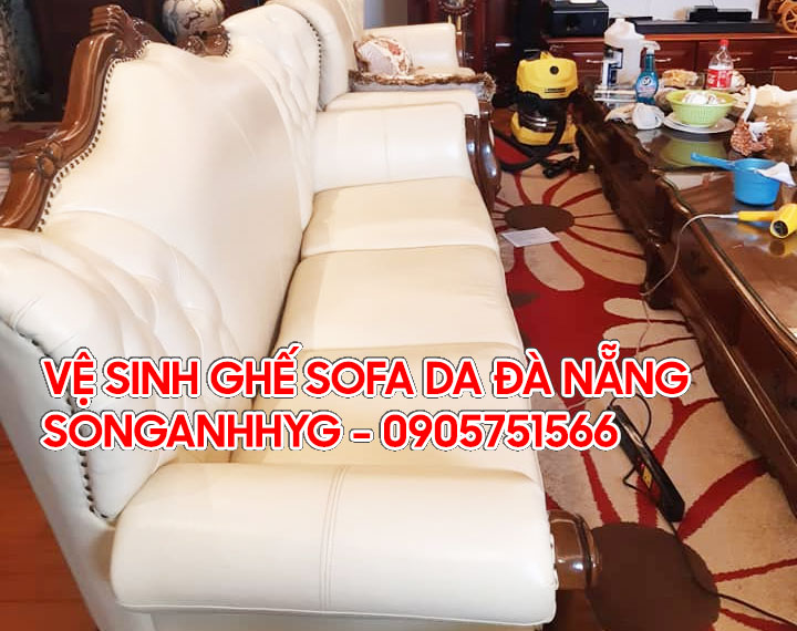 Vệ sinh ghế sofa da tại Đà Nẵng