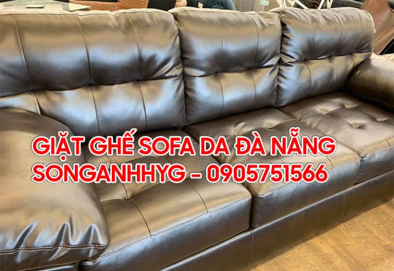 Giặt ghế sofa da tại Đà Nẵng