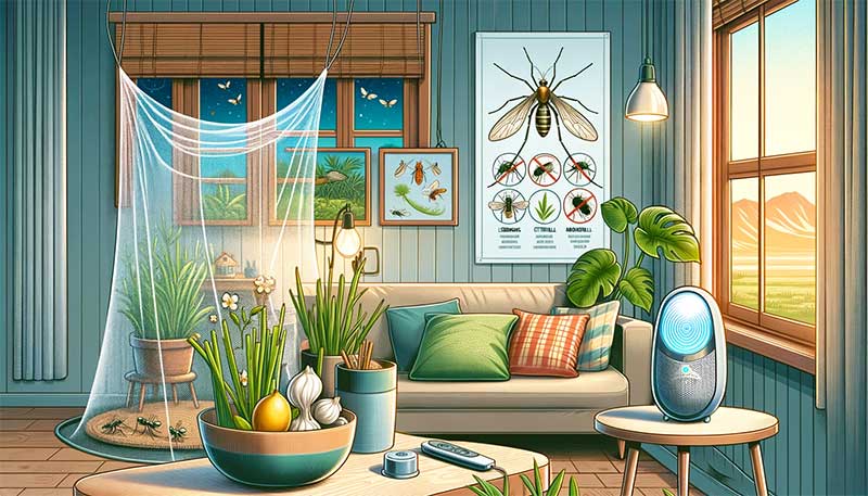Cách phòng chống muỗi trong nhà