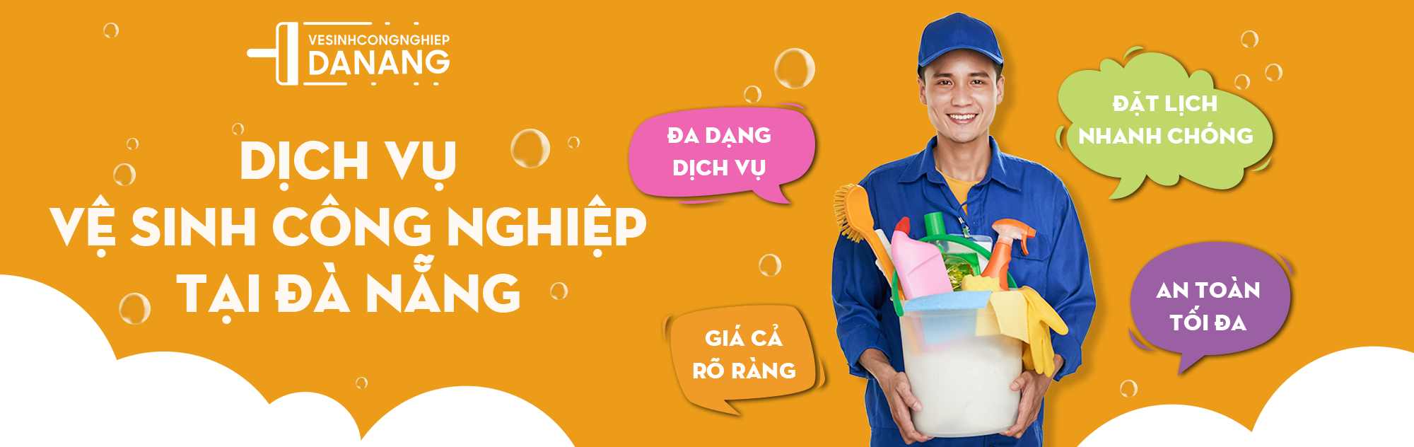 Dịch vụ vệ sinh công nghiệp tại Đà Nẵng SONGANHHYG