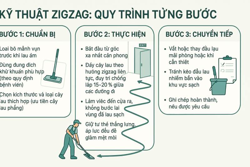 infographic lau sàn kiểu zic zac